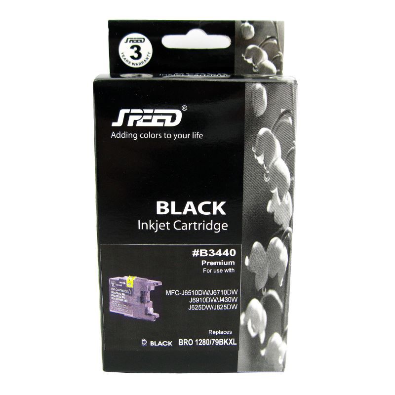 Cartus compatibil LC1220BK LC1240BK Black pentru Brother - imagine 3